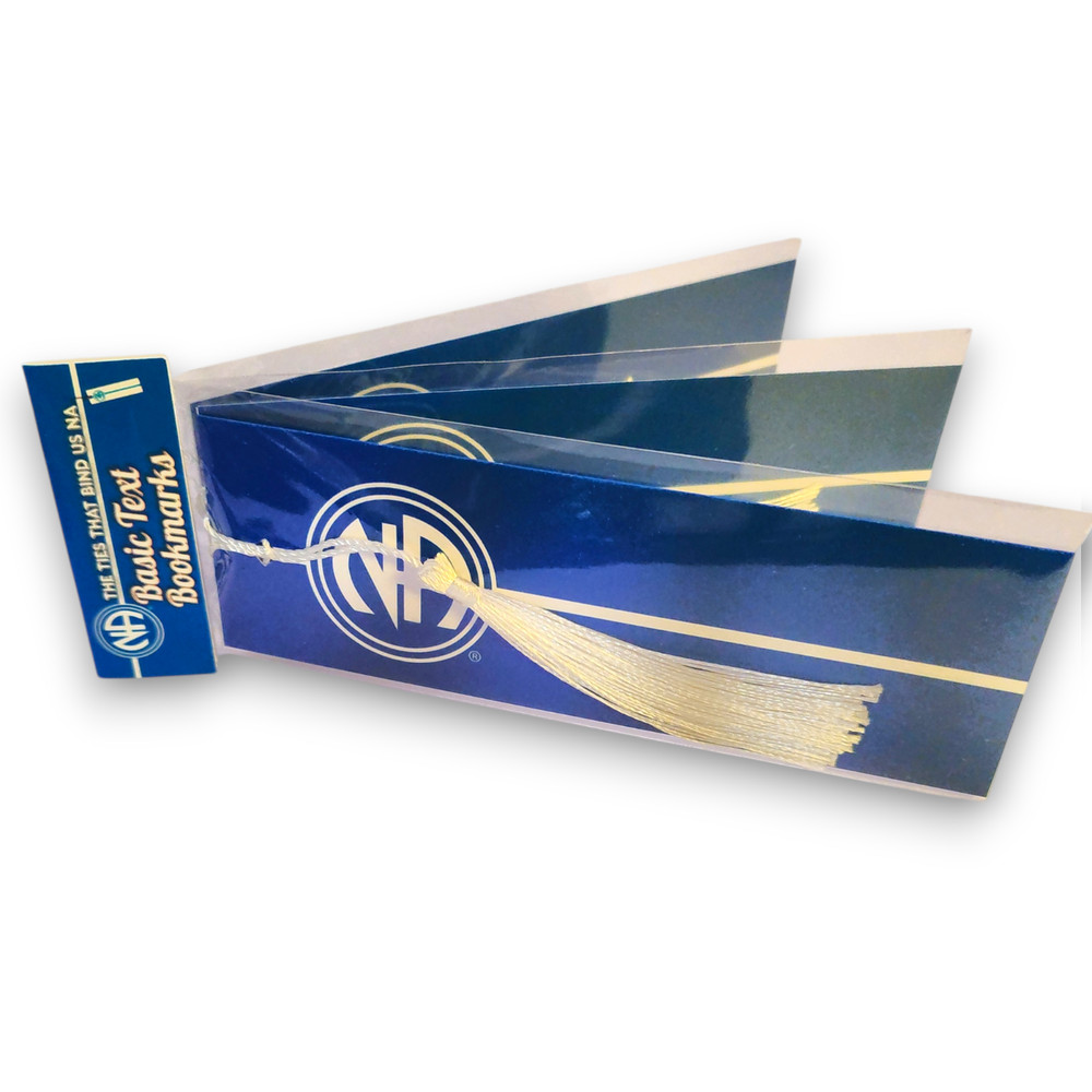 NA Basic Text Bookmarks set Narcotics Anonymous recovery bookmark - 12 Step