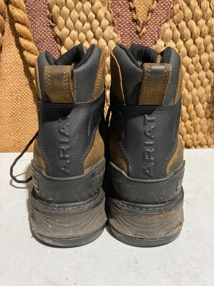 Ariat Men Waterproof Work Brown & Black Boots US Men Size 12EE