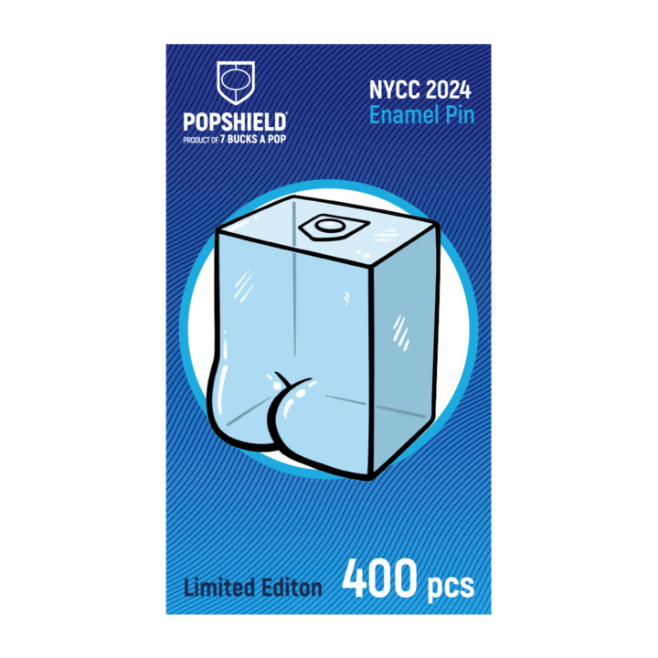 Butts on Things PopShield Pin - 7BAP Exclusive /400 pcs