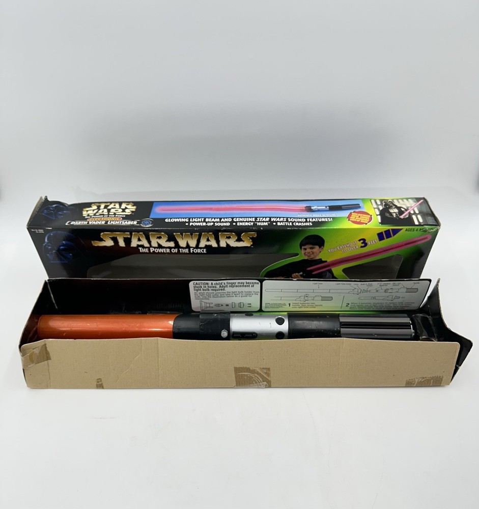 Hasbro Star Wars 1996 Darth Vader Electronic Lightsaber - Tested/Works