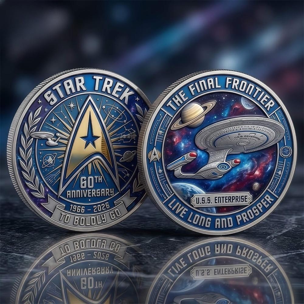 Star Trek 60Th Anniversary Commemorative Coin 2026
