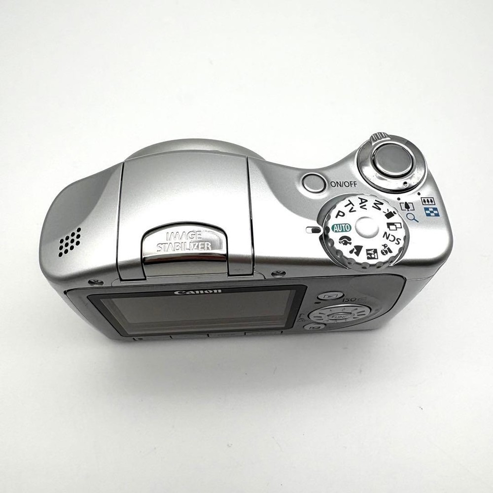 Canon PowerShot SX100 IS Digital Camera Gray Compact Tested Excellent Condition