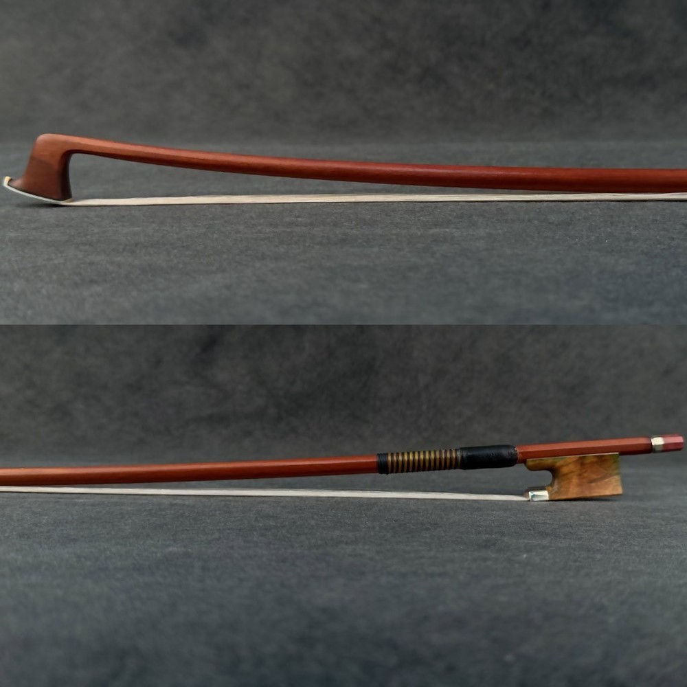 E.SARTORY Copy Pro Master Pernambuco Violin Bow 4/4 Maple Frog Nickle Light 58g