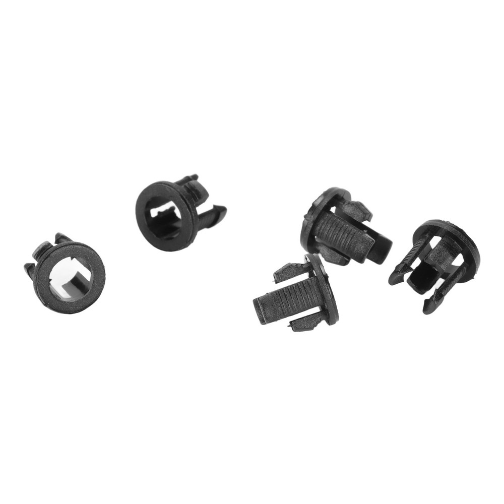 ♡ 5mm Black 200Pcs Plastic LED Holder Light Mounting Holders Bulb Diode Base