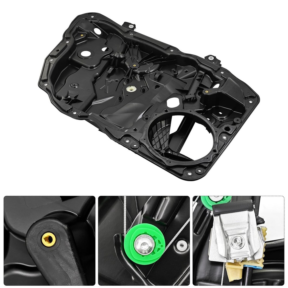 Front Window Regulator Assembly Without Motor Compatible with Porsche Cayenne...