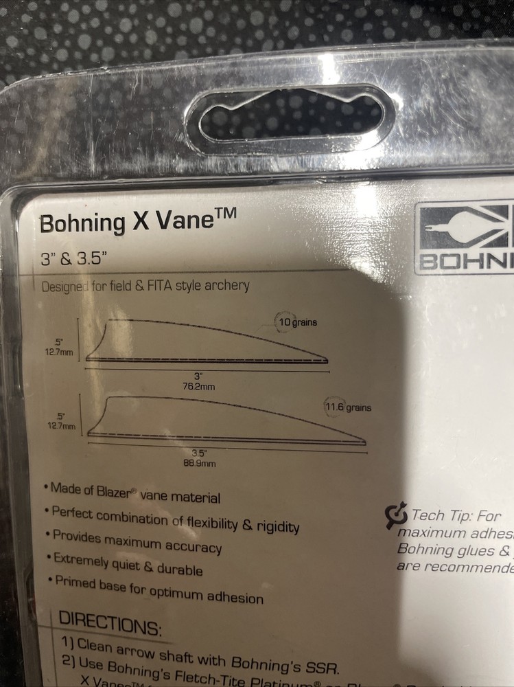 Bohning X Vane 3” 100 Pack