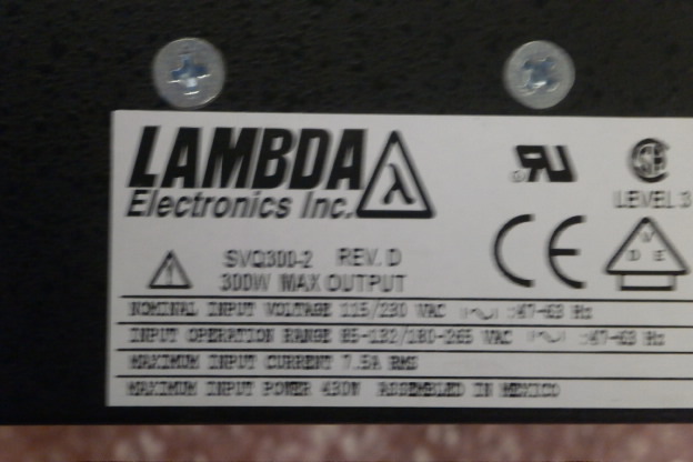 Lambda Electronics SVQ300-2 Power Supply