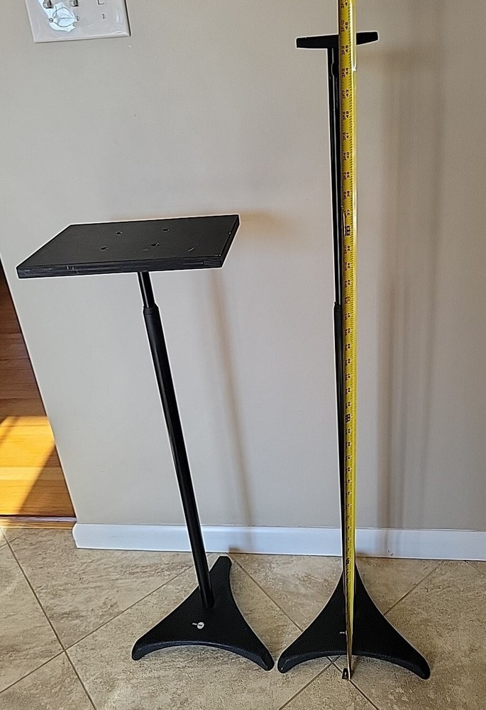 Omni Mount Adjustable Metal Speaker Stands Telescoping 100140