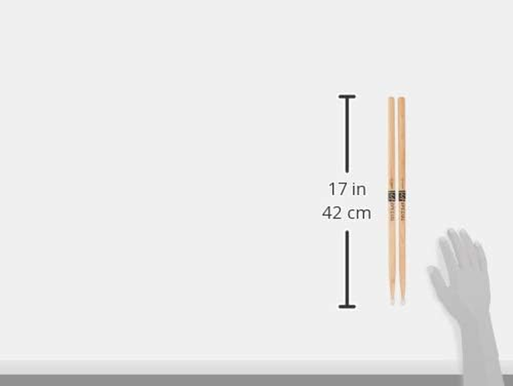 LA SPECIALS 5A Hickory Drumsticks Oval Nylon Tip Three Pairs
