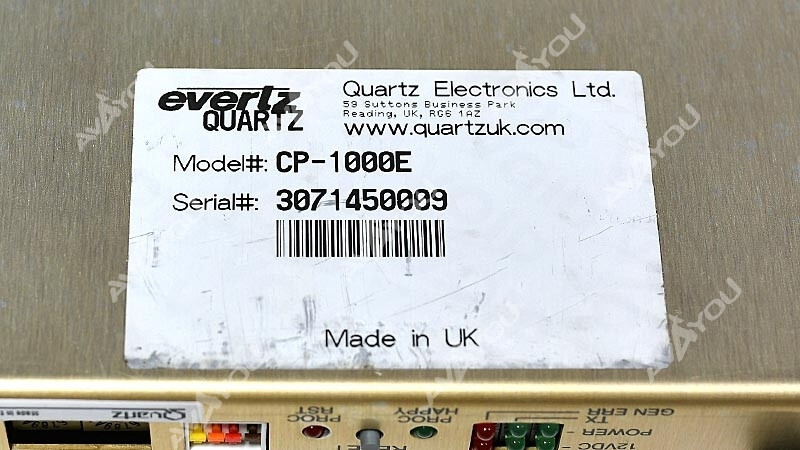 Evertz CP-1000E Intelligent Router Control Panel Routing Switch CP1000E