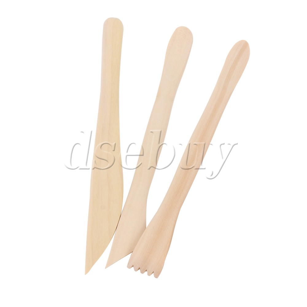 5 Pieces Stainless Steel Polymer Carving Modeling Tools Set for Beginner 6"