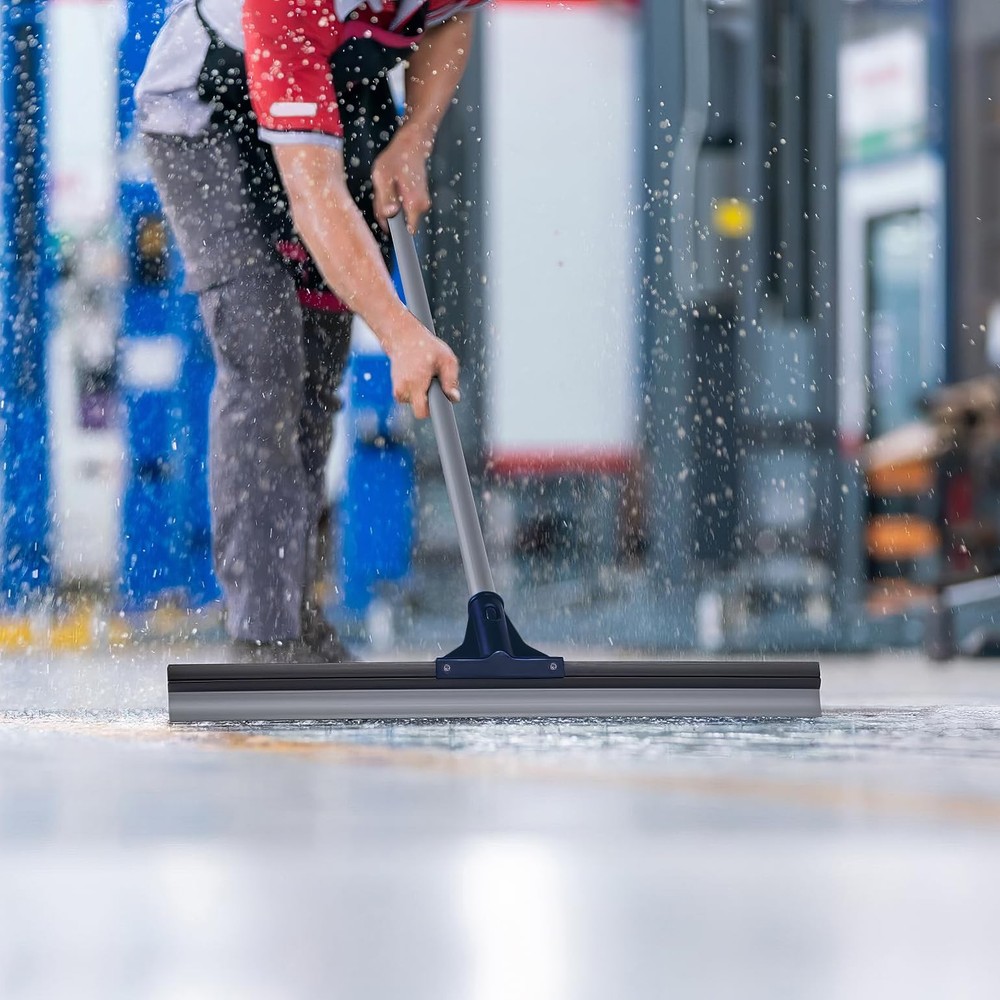 Floor Squeegee for Concrete Floor, 30" Large Squeegee Blue 30'' x 51,5''