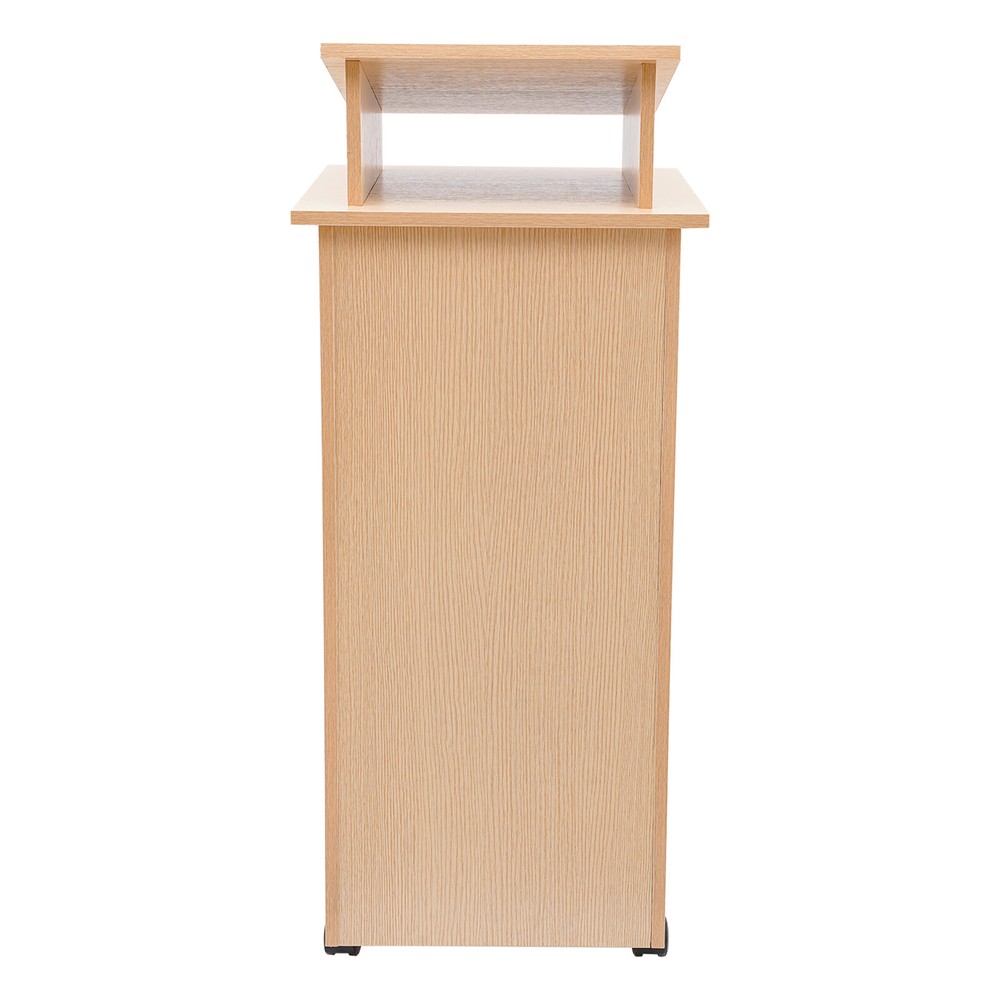 Moveable Lectern Podium Stand, Portable Podium Pulpits Church Pulpit with wheels
