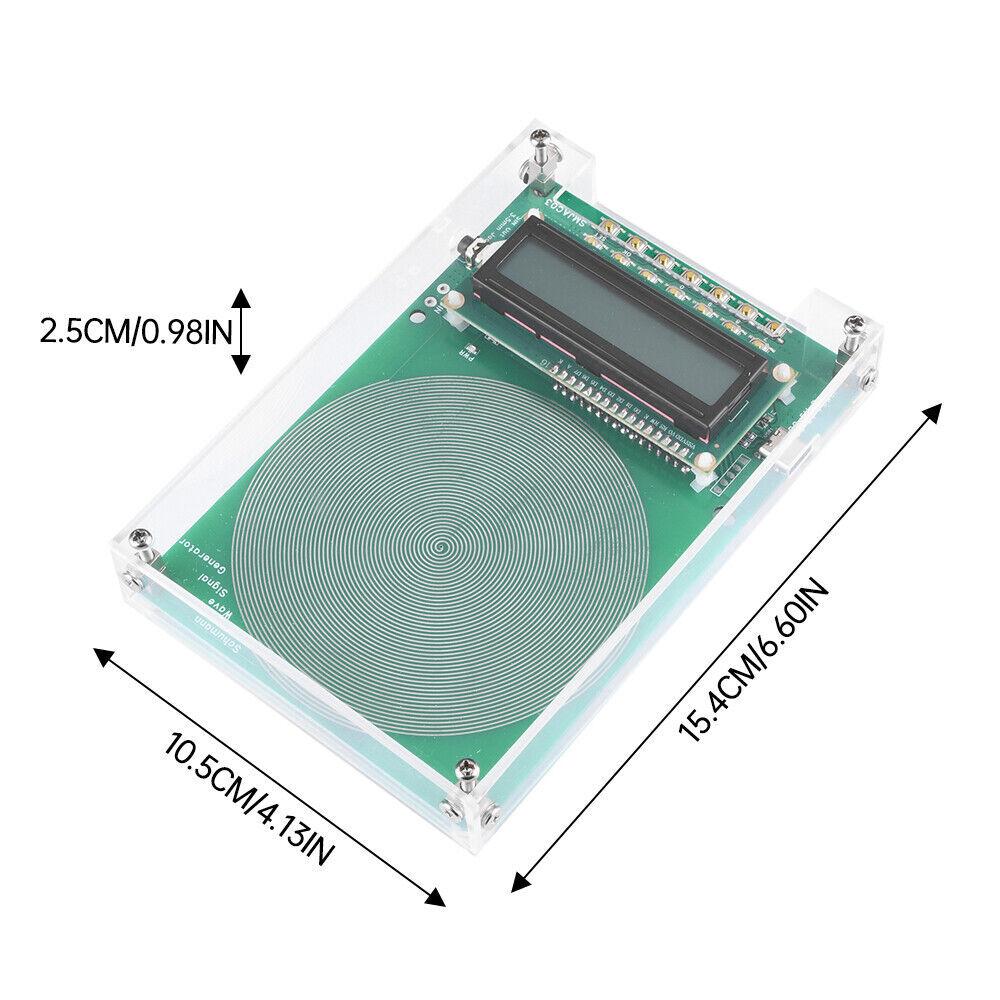 For Schumann Wave Generator Pulse Sine Frequency+Audio Output Connector+Case USA