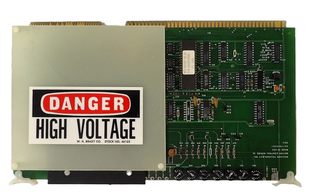 Machine Technology 2217605501 Motor Control III PCB Card Working Surplus
