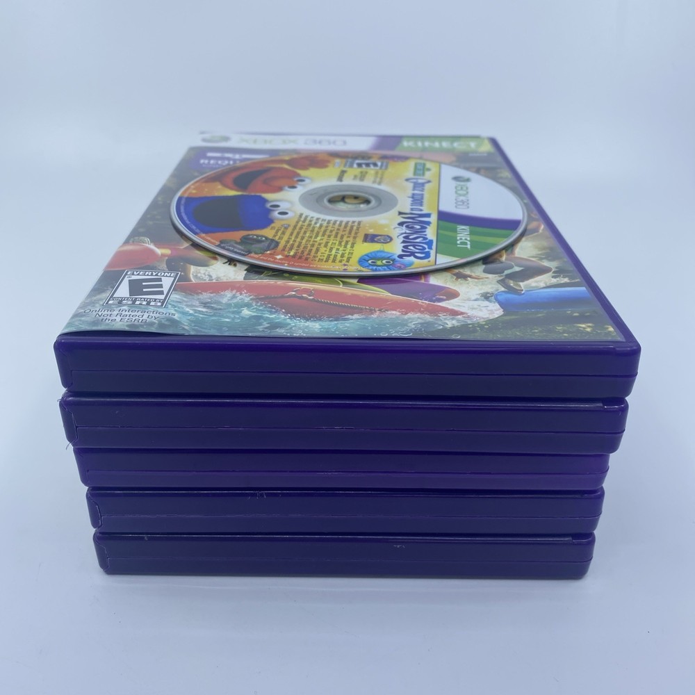 Microsoft Xbox 360 Kinect Sensor In Box w/ 6 Games Bundle