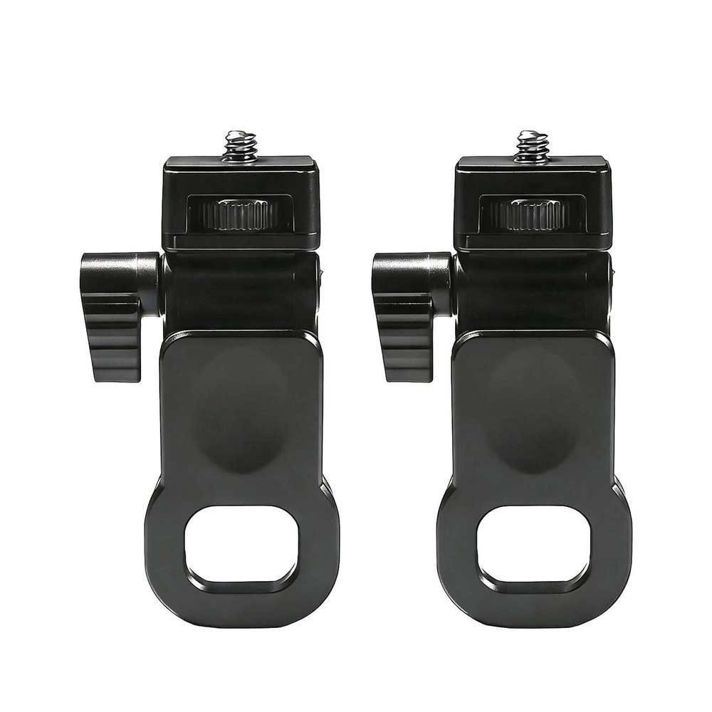 2 Pack Fill Light Clip，Ring Clip Adpater Medium, Black