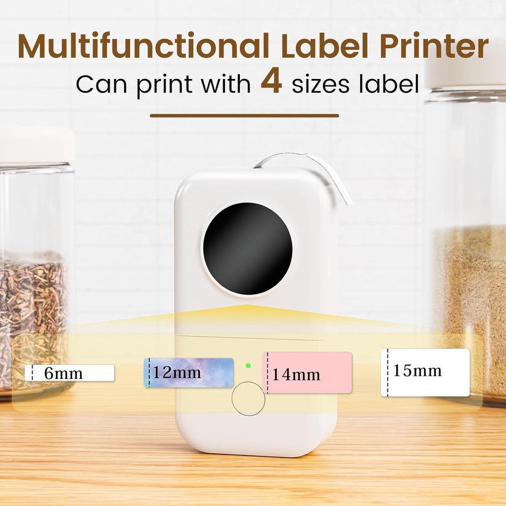 Label Maker, D30 Bluetooth Mini Label Maker Machine, Portable Thermal Printer S