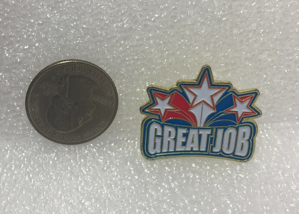 Great Job Stars Pin