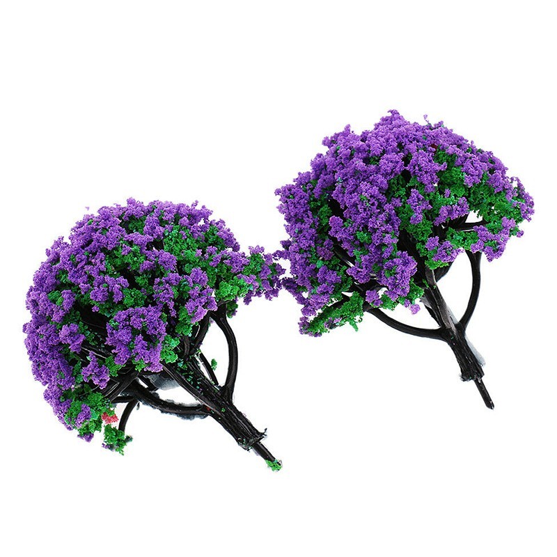Plastic 10pcs 1: 150 Scale Model Trees Train Railway DIY Park Scenery Protable