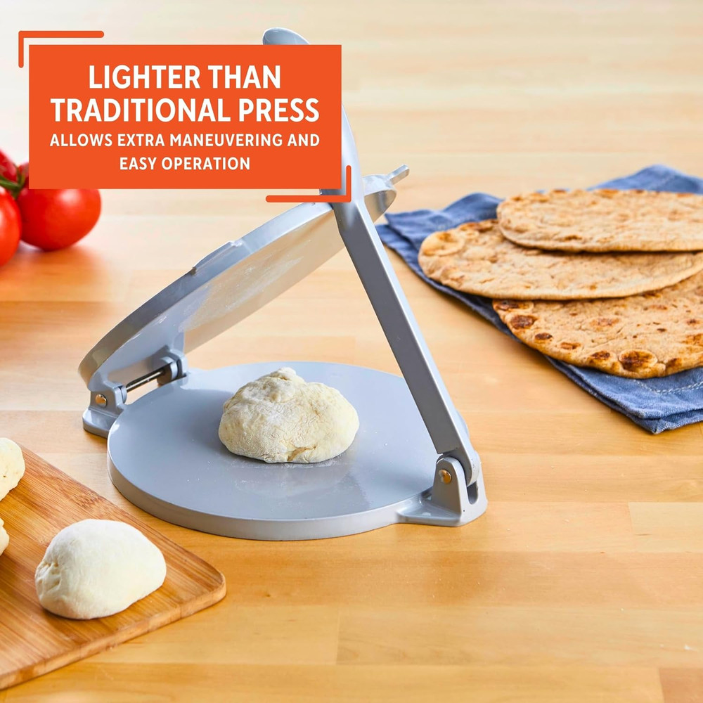 USA Tortilla Press, 8 Inch, Silver