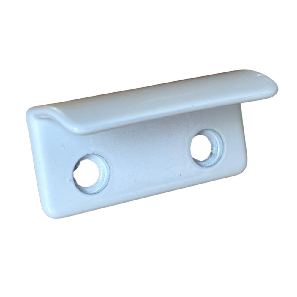 Window Sash Lift | Double Hung Handle | Pull Tab | 43 x20mm | 2 pack White