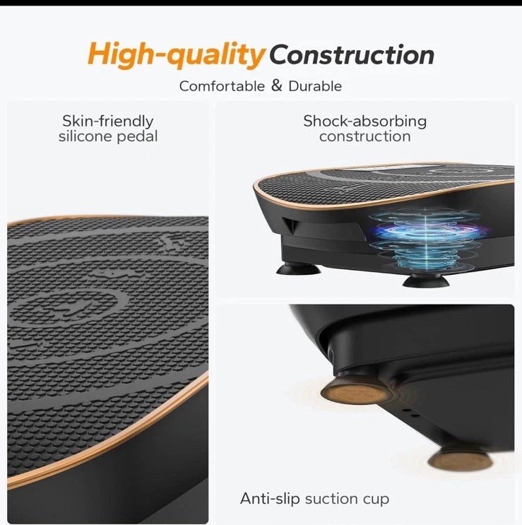 MERACH 2398 Vibration Plate Exercise Machine Vibration Plate Bluetooth Auto Mode