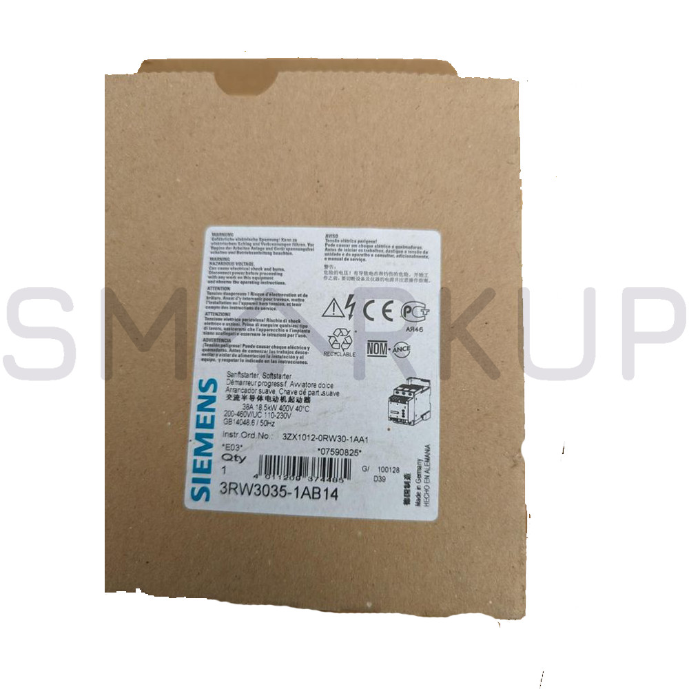 Used & Tested SIEMENS 3RW3035-1AB14 Soft Starter