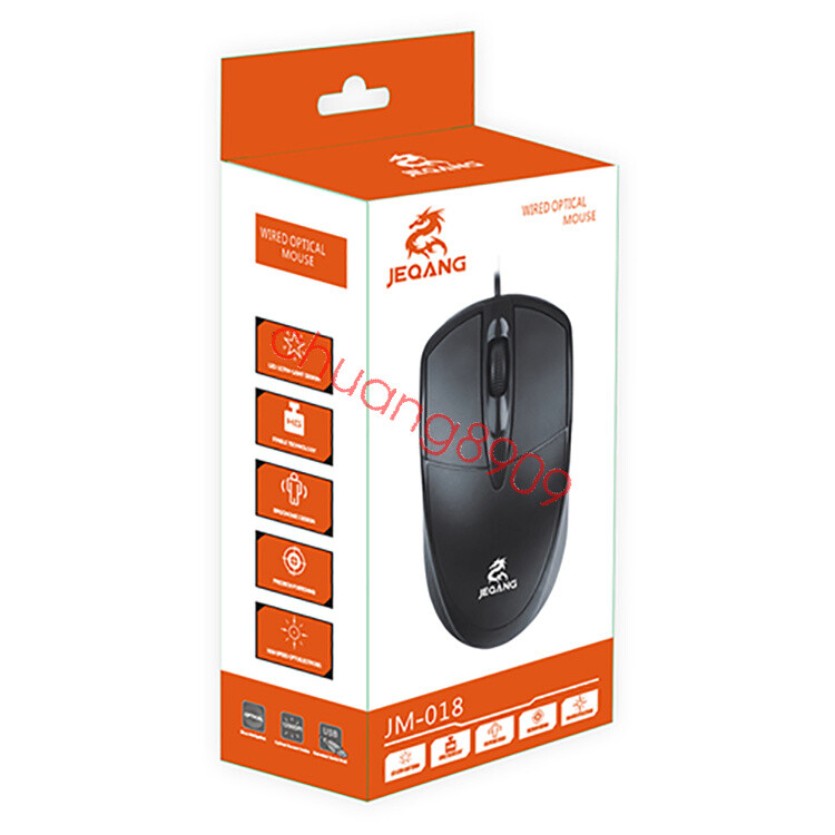 USB Wired Computer Mouse for PC Laptop Desktop Computers JEQANG