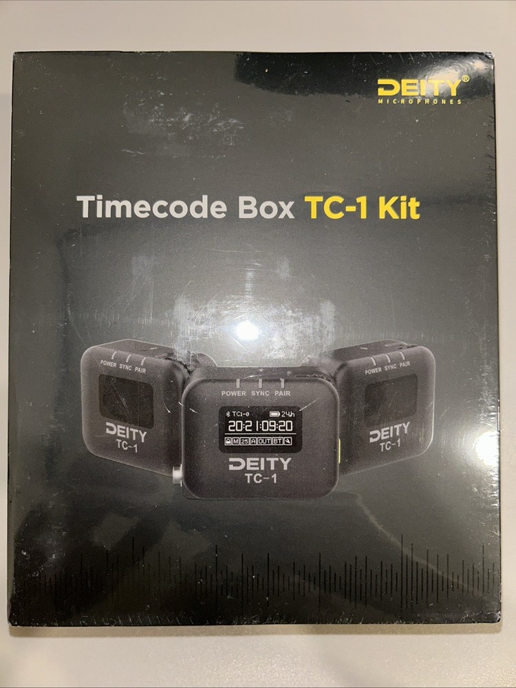Deity TC-1 Timecode Box Generator 3-Pack Wireless Bluetooth 5.0 3.5mm Lock - USA