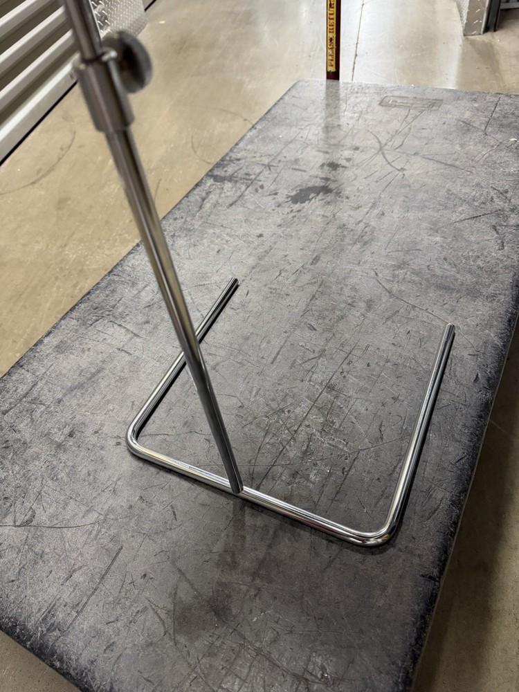 Authentic Herman Miller Walnut Adjustable Height Nelson Tray Table With Box