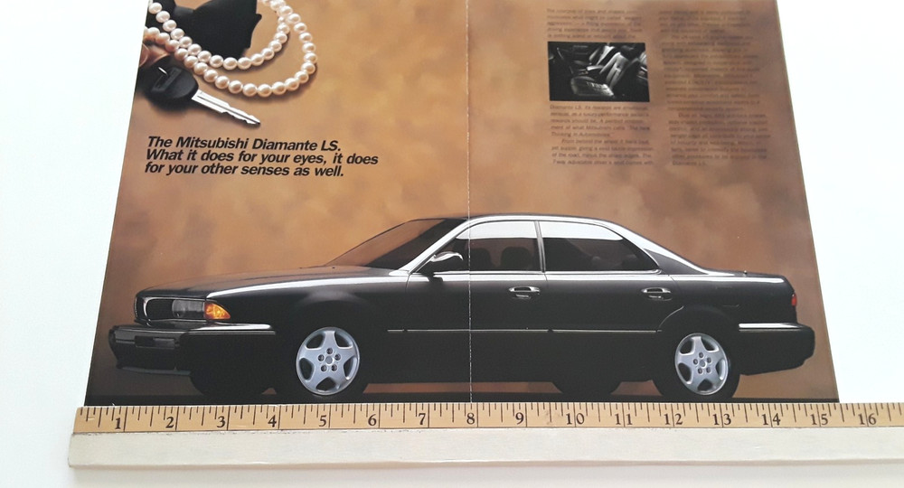 MITSUBISHI DIAMANTE LS ORIGINAL 2 PAGE 1994 AD