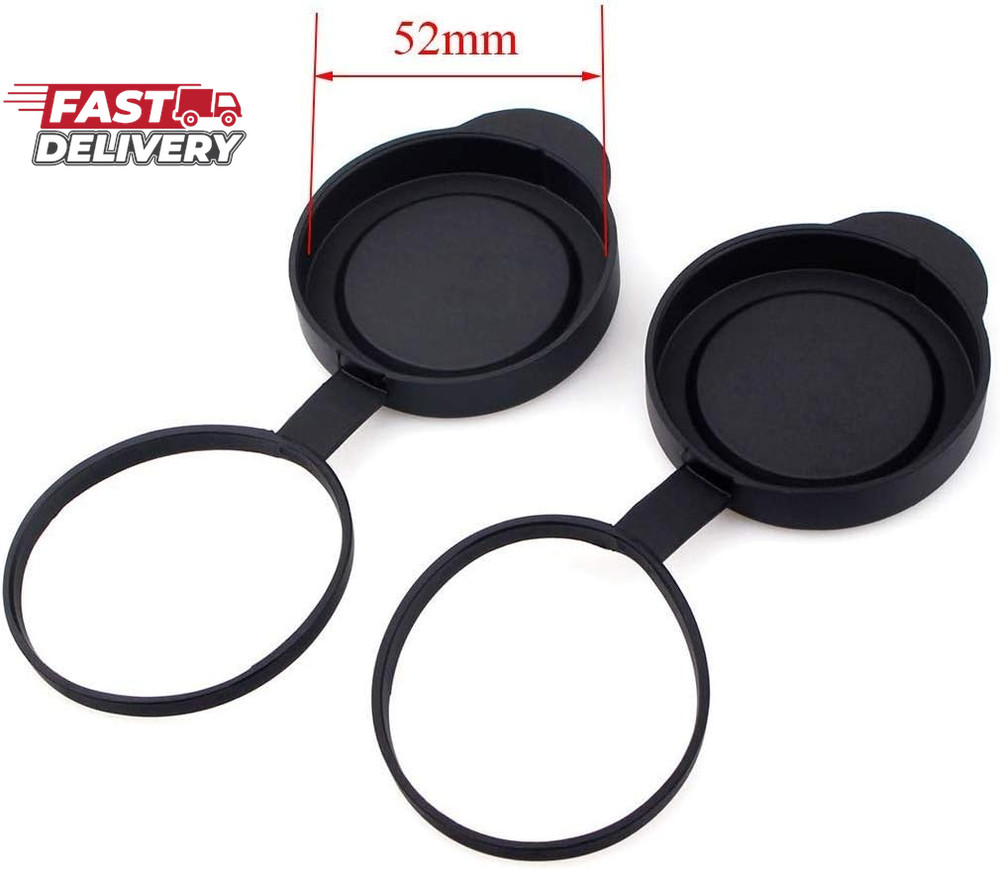 SVBONY Protective Rubber Objective Lens Caps for Fits Binoculars with Outer Diam