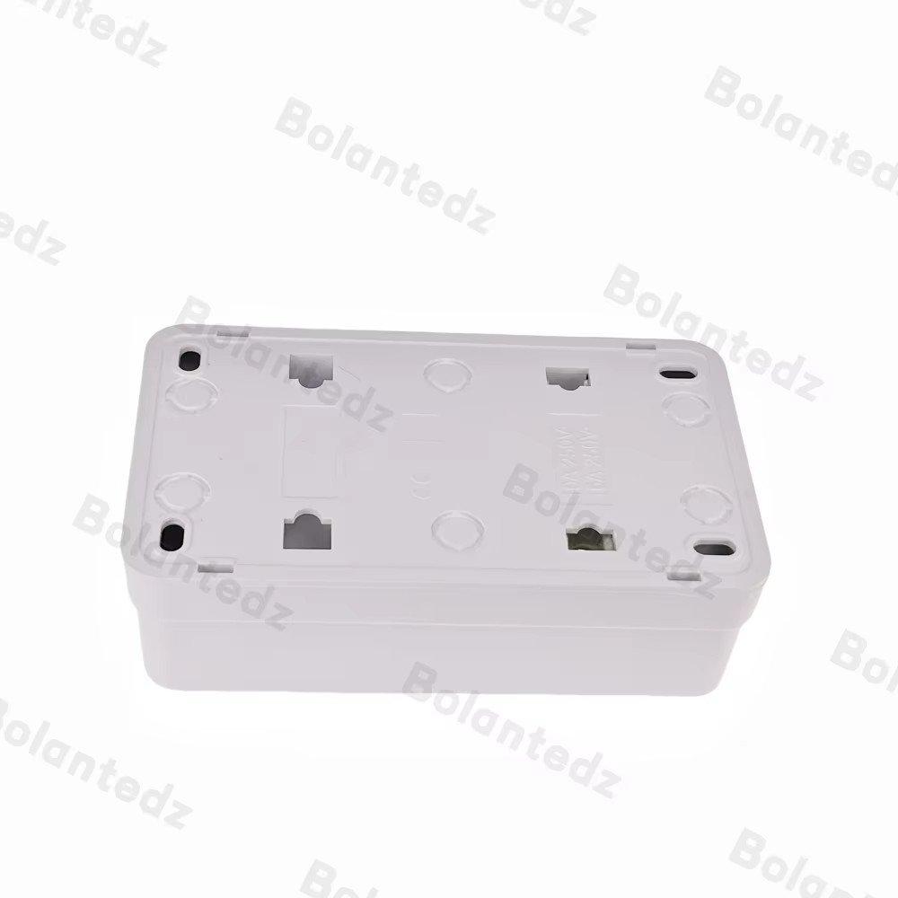1Pcs Germany Korea Outlet Surface Type Wall Switch with Schuko Socket European W
