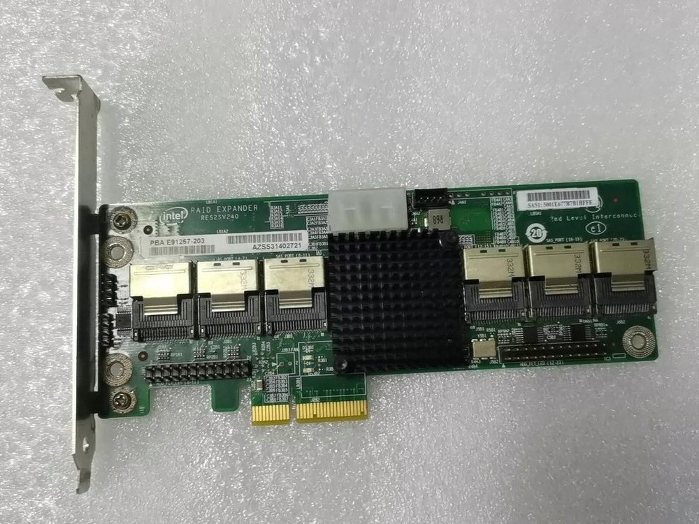 Intel RES2SV240 SAS-2 Expander 24-Port 6Gbps Expansion Adapter