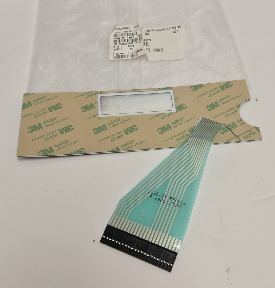 1 New Bunn 36367.0054 Membrane Switch, ICB