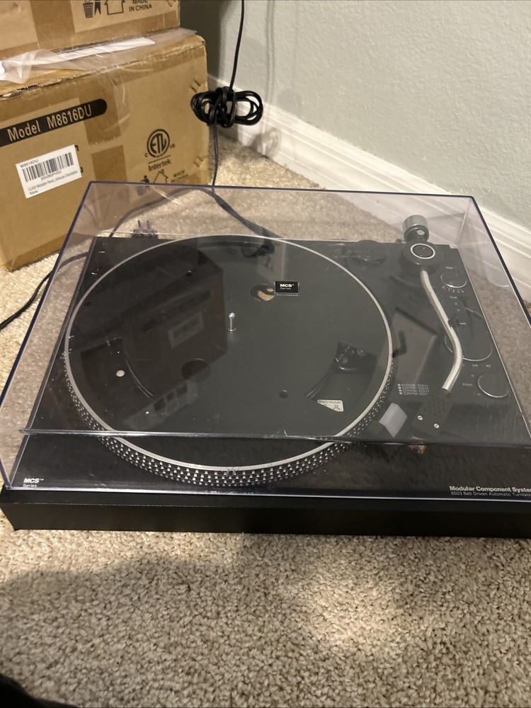 MCS Turntable 6503 Belt Driven Automatic Turntable Modular Component Systems