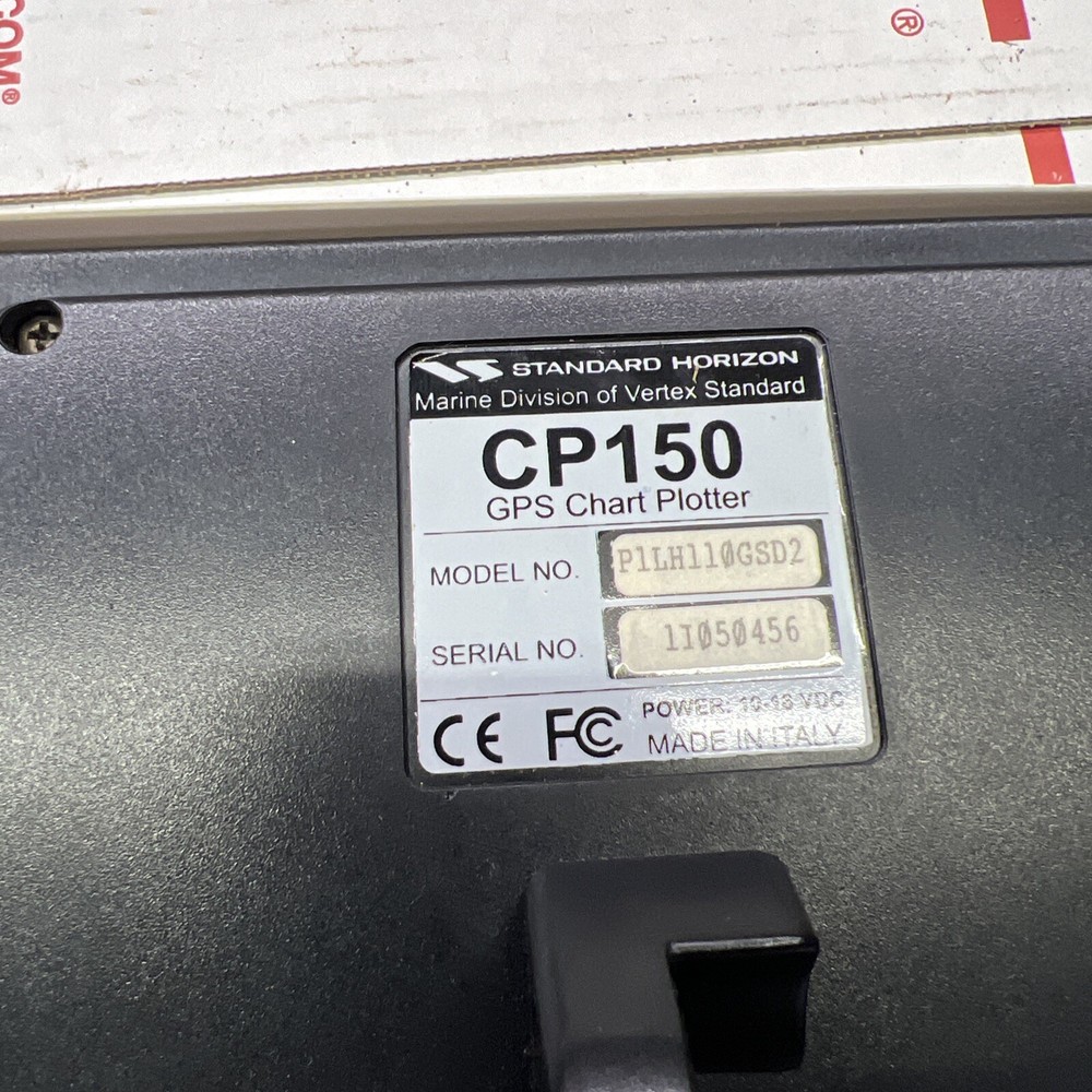 Standard horizon CP150 gps chart plotter