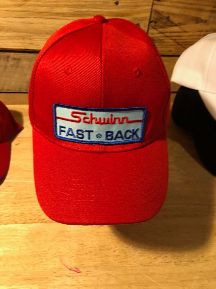 Stingray RED FASTBACK Hat RED Baseball cap with metal tag