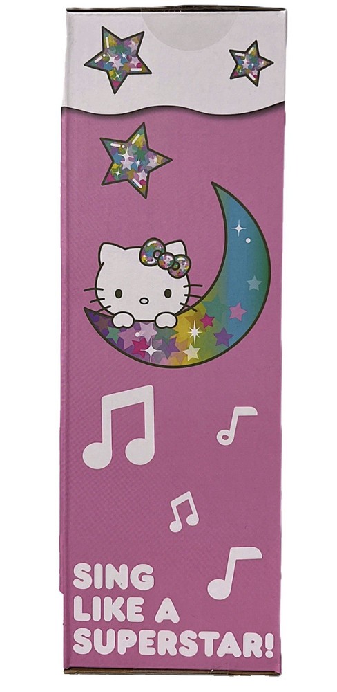 Hello Kitty Bluetooth Karaoke Microphone Wireless Speaker USB Charging Pink NIB