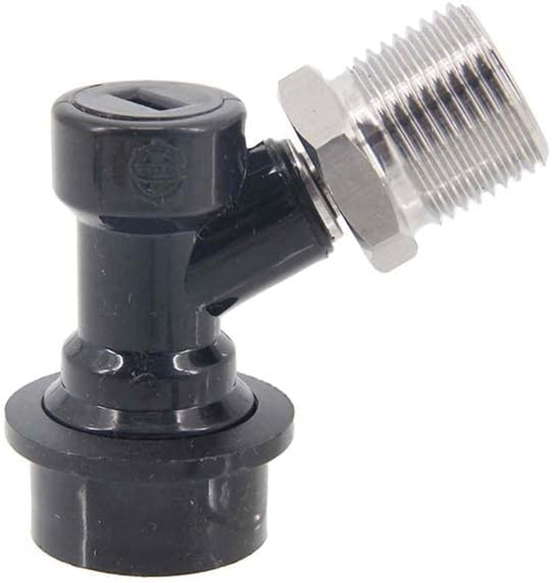 2PCS Female Flare (FFL) to Male Beer Thread Adapter Commercial Sanke Keg Tap to