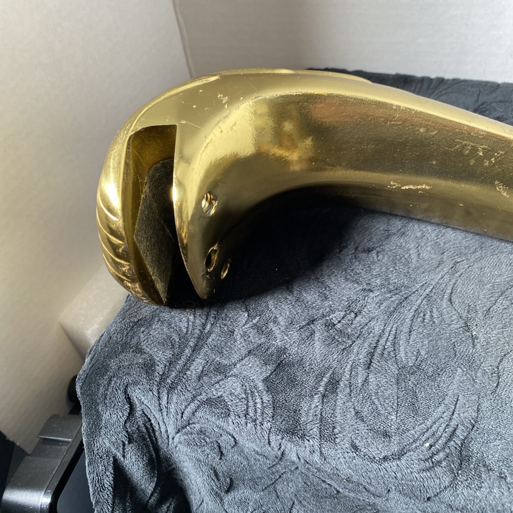 Brass colored claw table legs