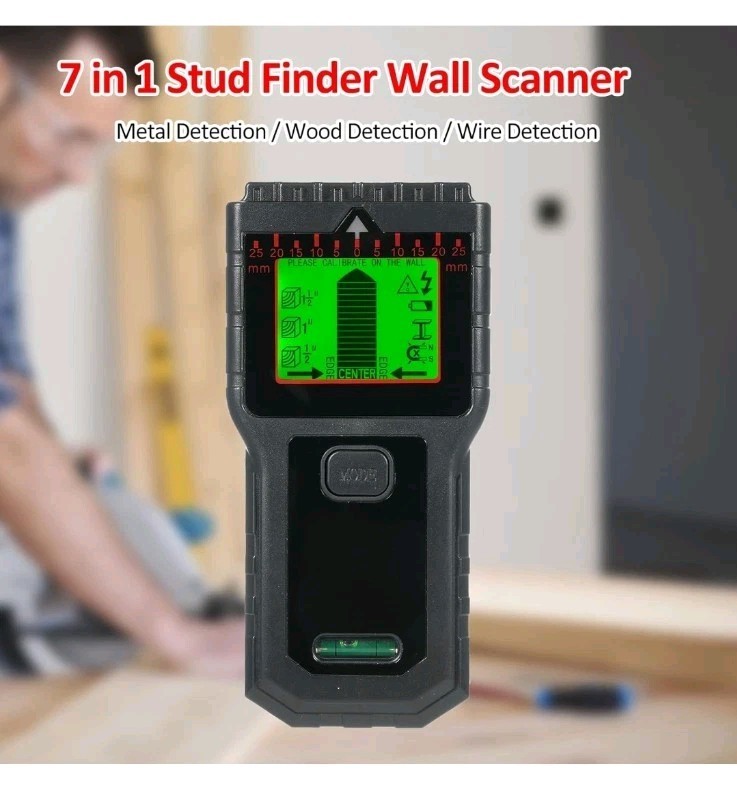 7 in 1 Stud Finder, Wall Scanner, Detector with Smart Microprocessor BLUE, T30