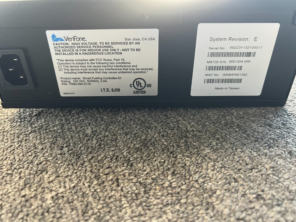 VeriFone MX 700 Smart Fuel Controller