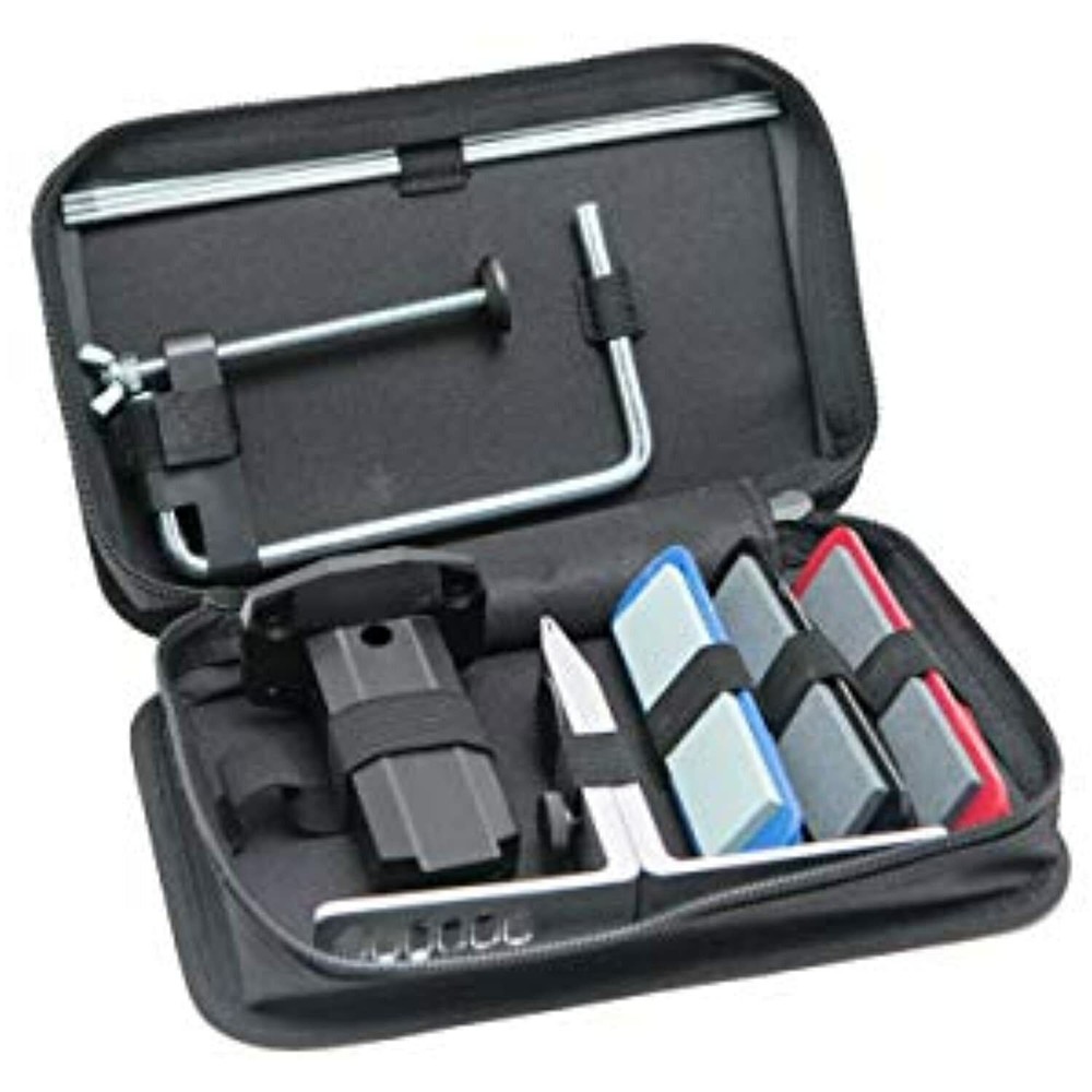 AccuSharp 3 Stone Precision Tool/Blade/Knife Sharpening Kit w/Six Angle Guides