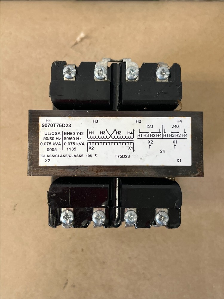 Square D 9070T75D23 Industrial Control Transformer
