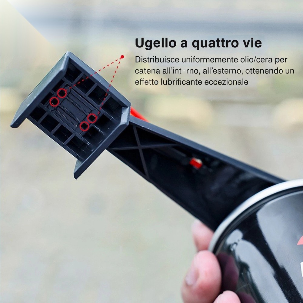 Motorcycle Chain Lubricant Applicator Universal Oiler Cleaning Tool