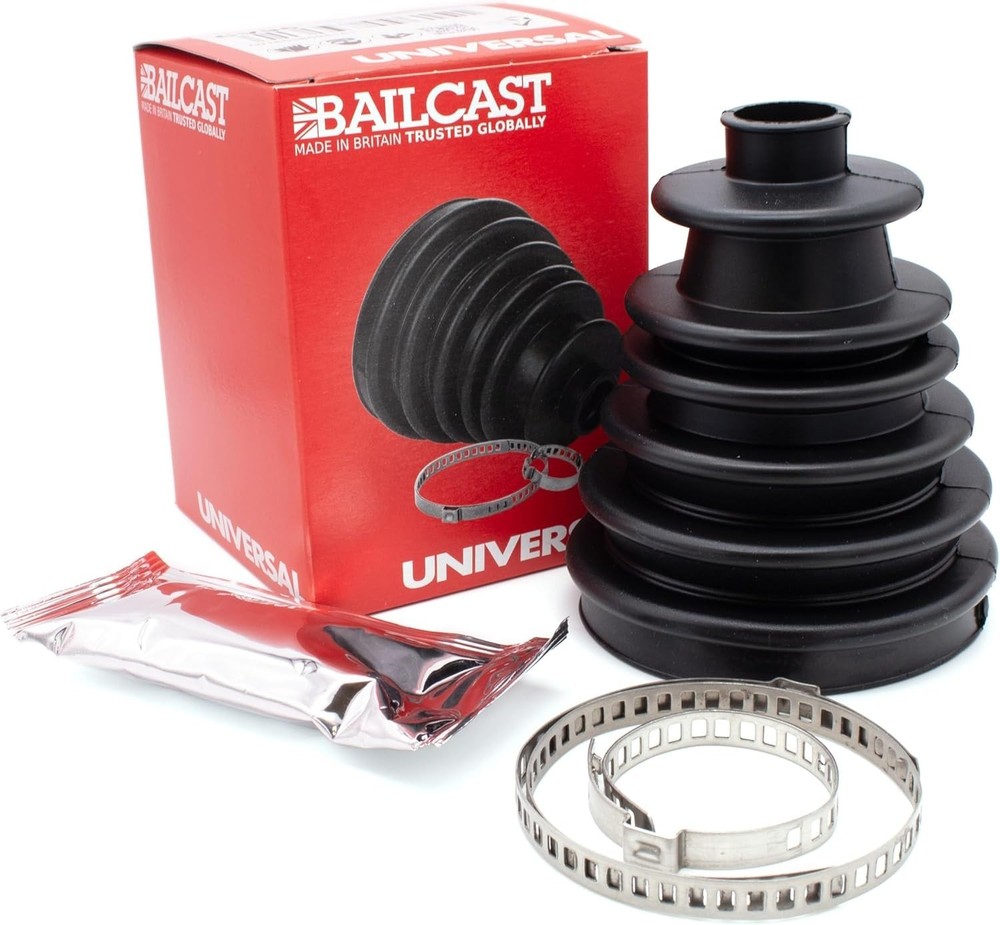CVS18 Universal Split  Auto CV Joint Gaiter Boot Replacement Kit Black HeavyDuty