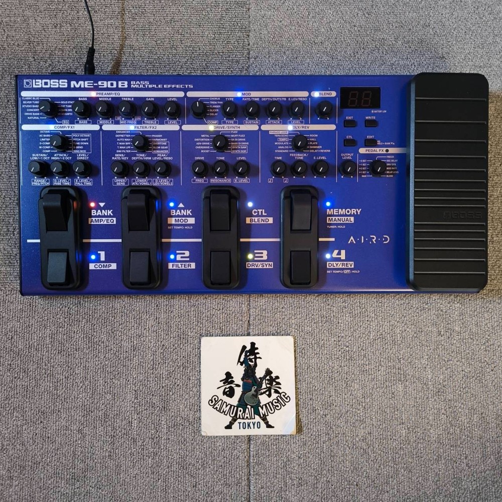 BOSS ME-90B Bass Multi-Effects 8 Multi-Function Foots witches Processor Adapter