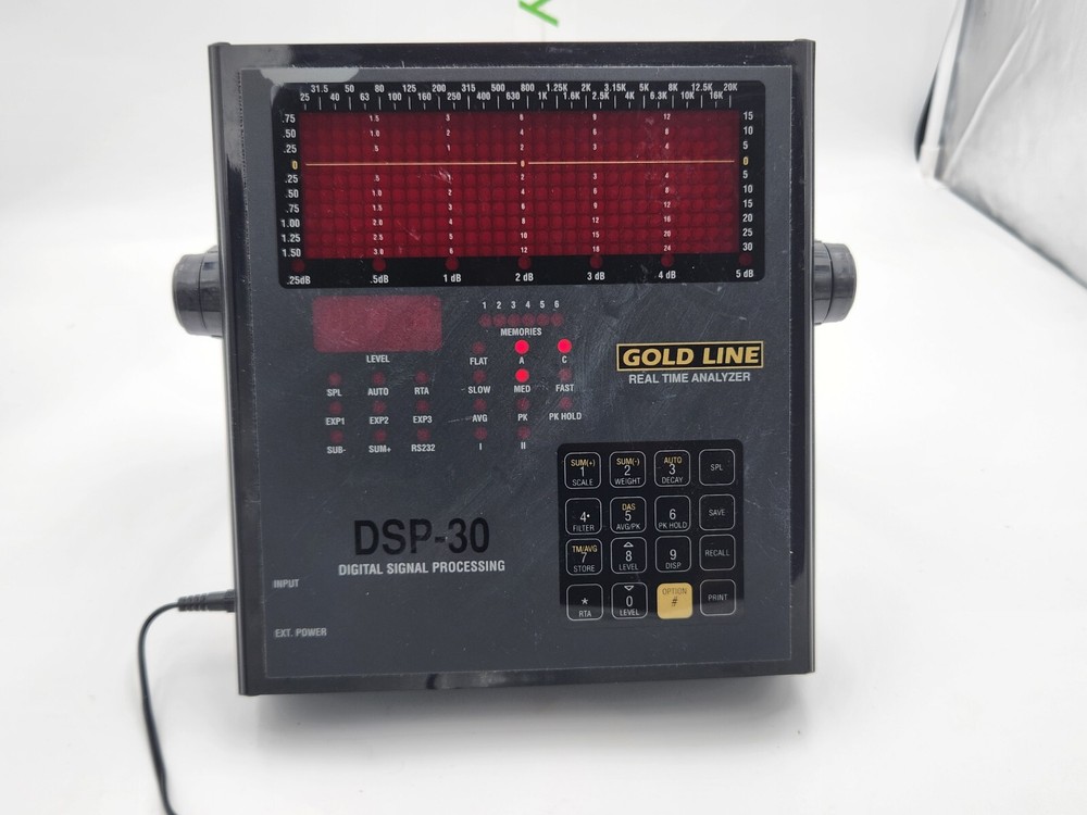 Gold Line DSP 30 Real Time Analyzer
